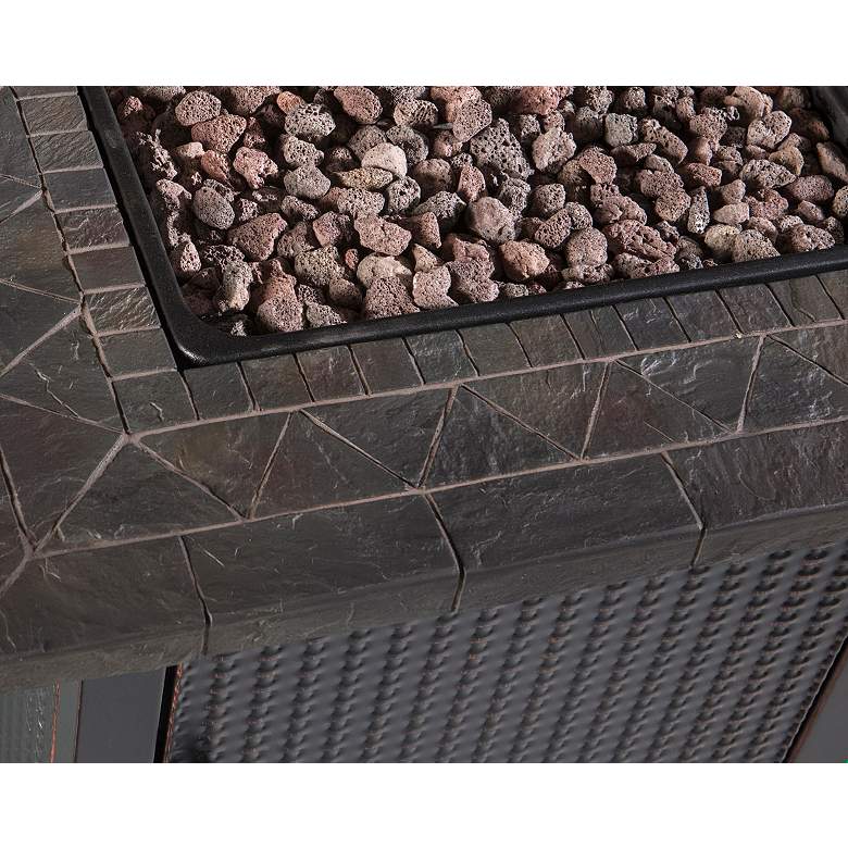 Image 5 Resin Mantel 30" Wide LP Gas Fire Pit more views