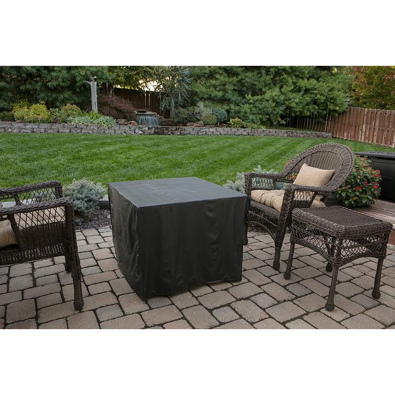 Image 7 Resin Mantel 30" Wide LP Gas Fire Pit more views