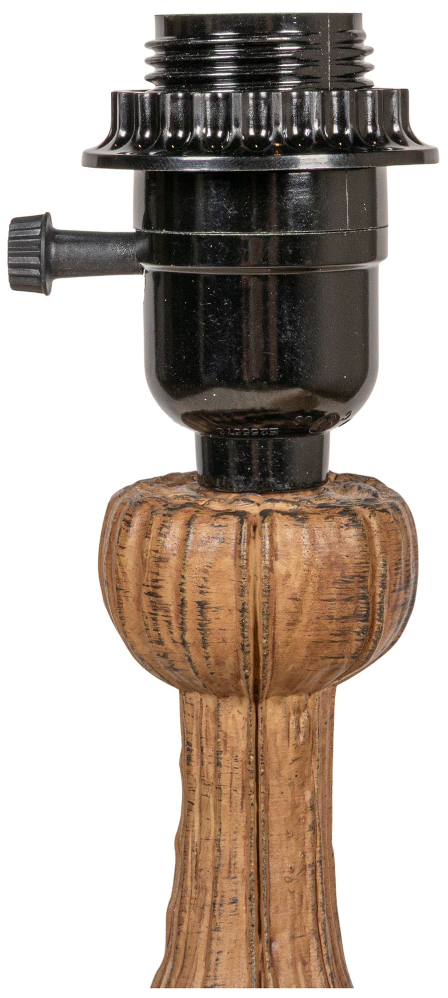 Image 6 Resin Table Lamp with Pleated Shade more views