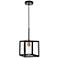 Resolute 1 Lt Brass And Black Pendant