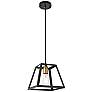 2_Resolute 1 Lt Brass And Black Pendant