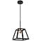 Resolute 1 Lt Brass And Black Pendant