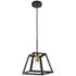 Resolute 1 Lt Brass And Black Pendant