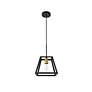 Resolute 1 Lt Brass And Black Pendant