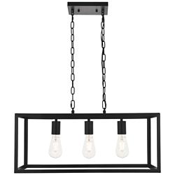 Resolute 3 Lt Black Pendant
