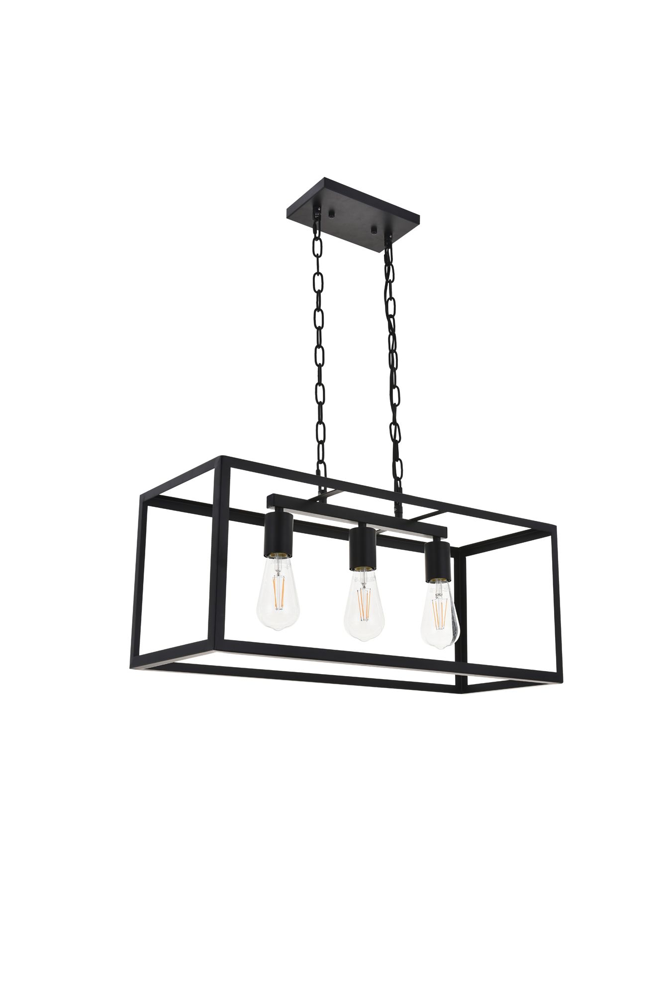 Resolute 3 Lt Black Pendant