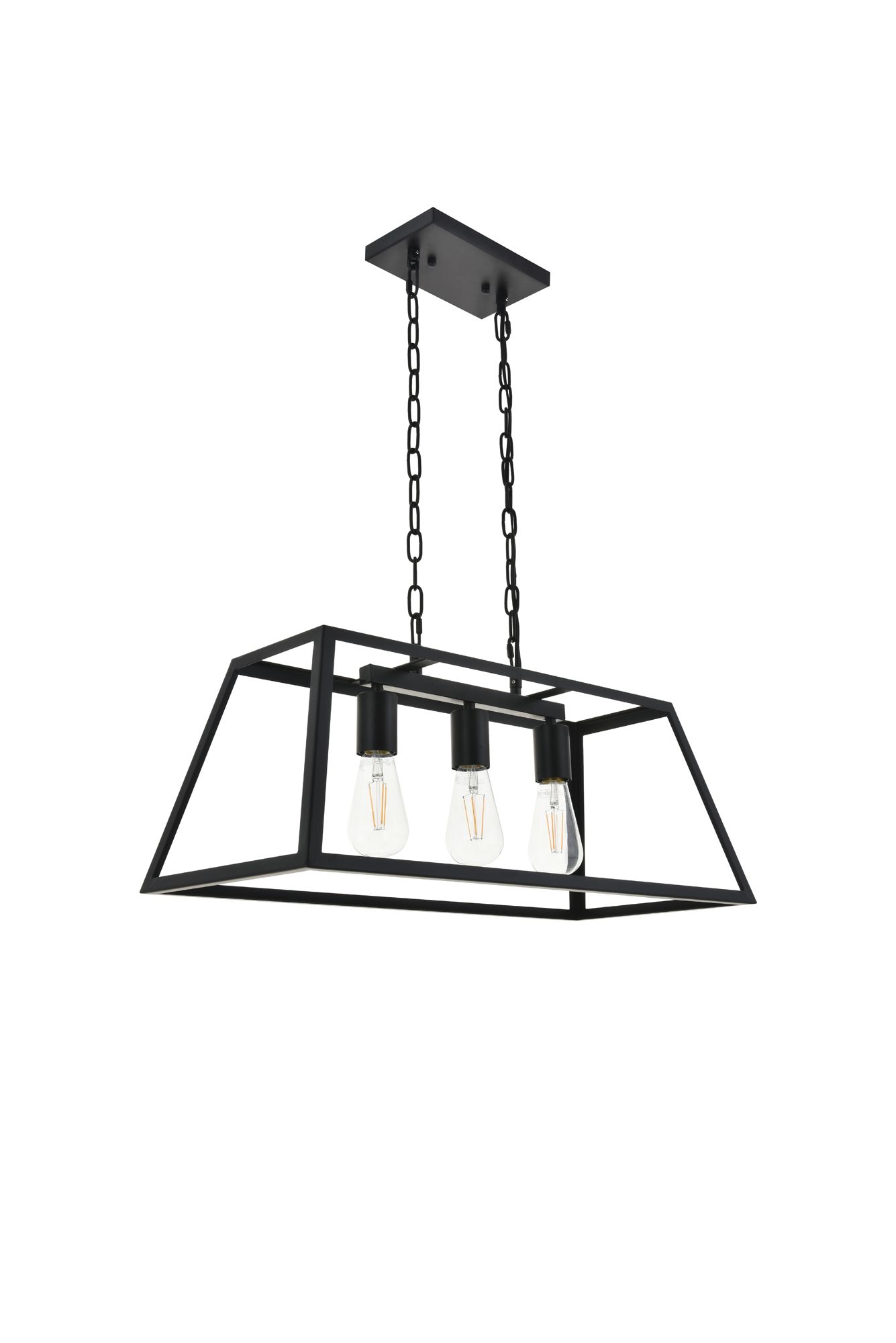 Resolute 3 Lt Pendant, Black