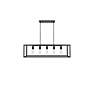 5_Resolute 38 1/4" Wide Black 5-Light Rectangular Pendant more views