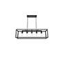 7_Resolute 38 1/4" Wide Black 5-Light Rectangular Pendant more views