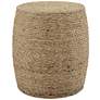 Resort Natural Straw Rope Accent Stool