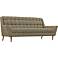 Response Oatmeal 89" Wide Fabric Tufted Sofa