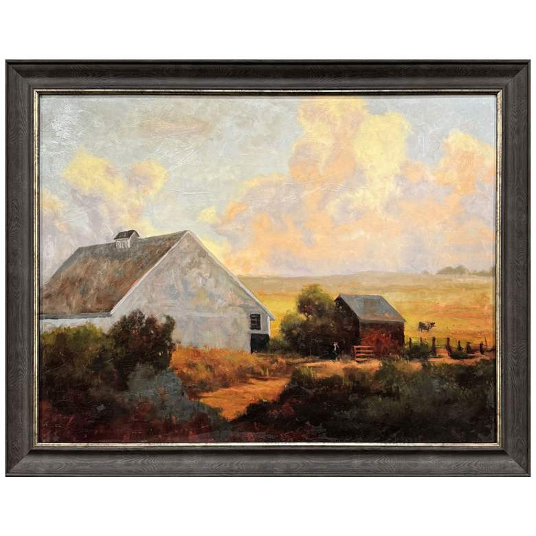 Image 1 Resting Place 45"W x 35"H Modern Framed Art