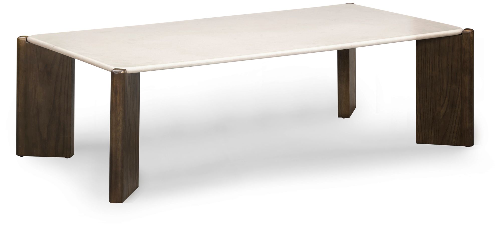 Image 2 Restis Beige Quartz Rectangular Coffee Table more views