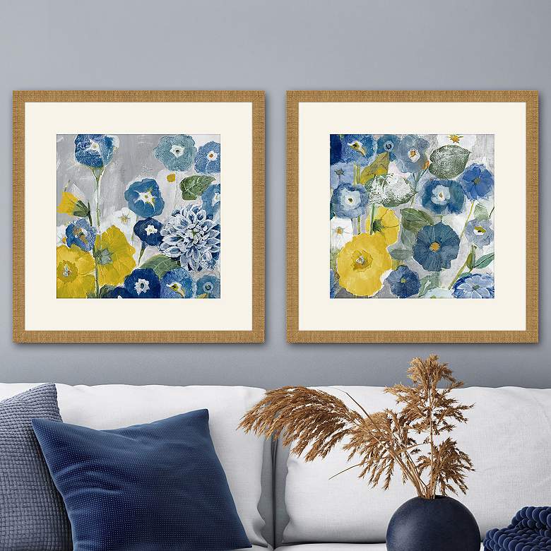 Image 1 Restless Energy 26" Wide 2-Piece Giclee Framed Wall Art Set