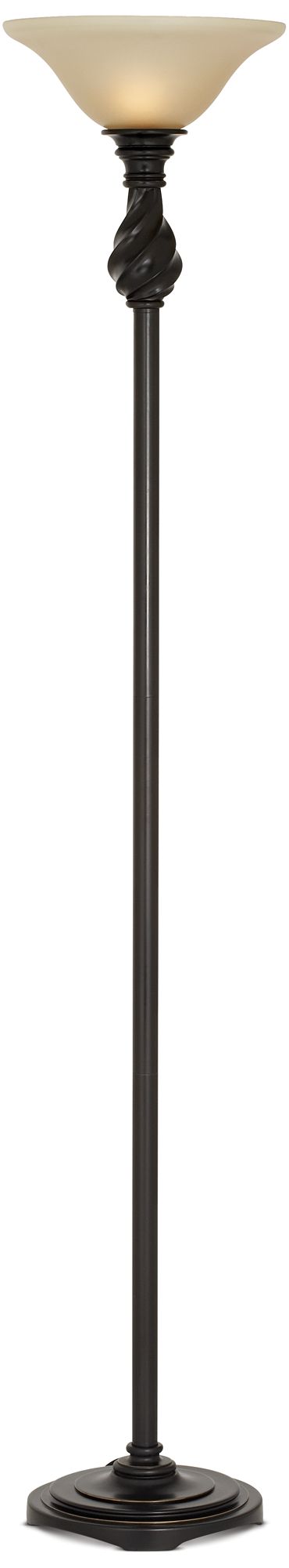 oil rubbed bronze torchiere floor lamp