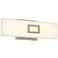 Restore 18" Wide Antique Brushed Brass LED Vanity Bath Light