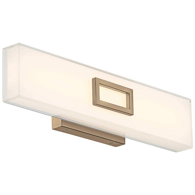 Image 5 Restore 24 3/4"W Antique Brushed Brass LED Vanity Bath Light more views