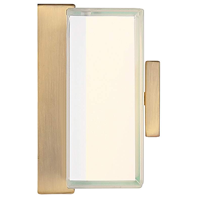 Image 3 Restore 36" Wide Antique Brushed Brass LED Bath Light more views