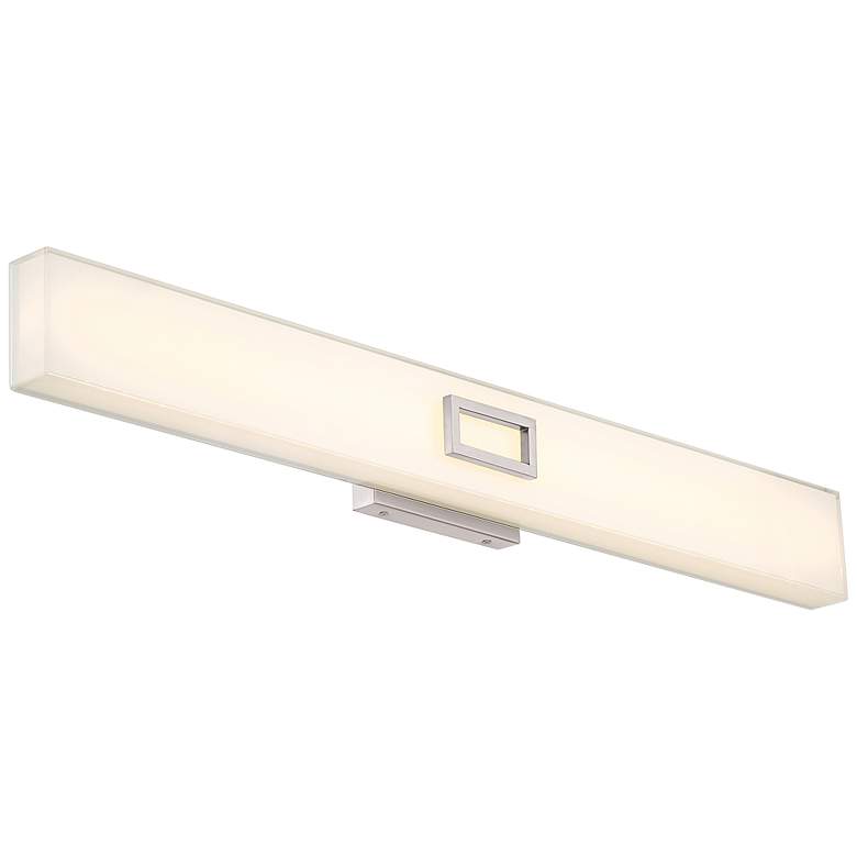 Image 4 Restore 36" Wide Brushed Steel LED Vanity Bath Light more views