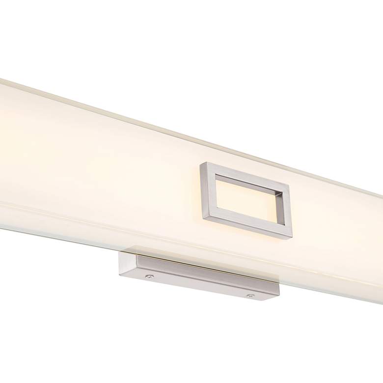 Image 5 Restore 36" Wide Brushed Steel LED Vanity Bath Light more views