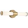 1_Retreat 18" Wide Antique Brushed Brass LED Vanity Bath Light