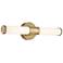 Retreat 18" Wide Antique Brushed Brass LED Vanity Bath Light