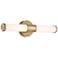 Retreat 18" Wide Small Antique Brushed Brass LED Vanity Light