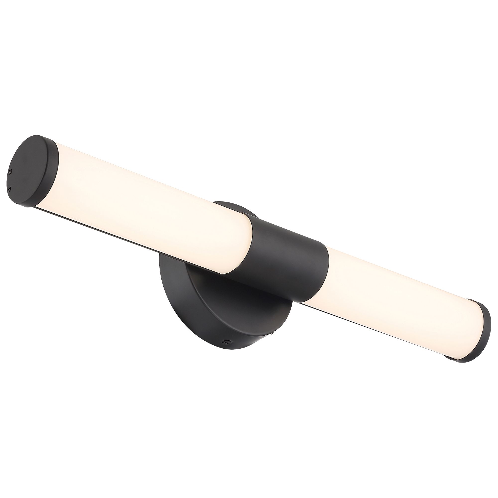 Image 3 Retreat 18" Wide Small Matte Black LED Vanity Light more views