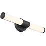 3_Retreat 18" Wide Small Matte Black LED Vanity Light more views