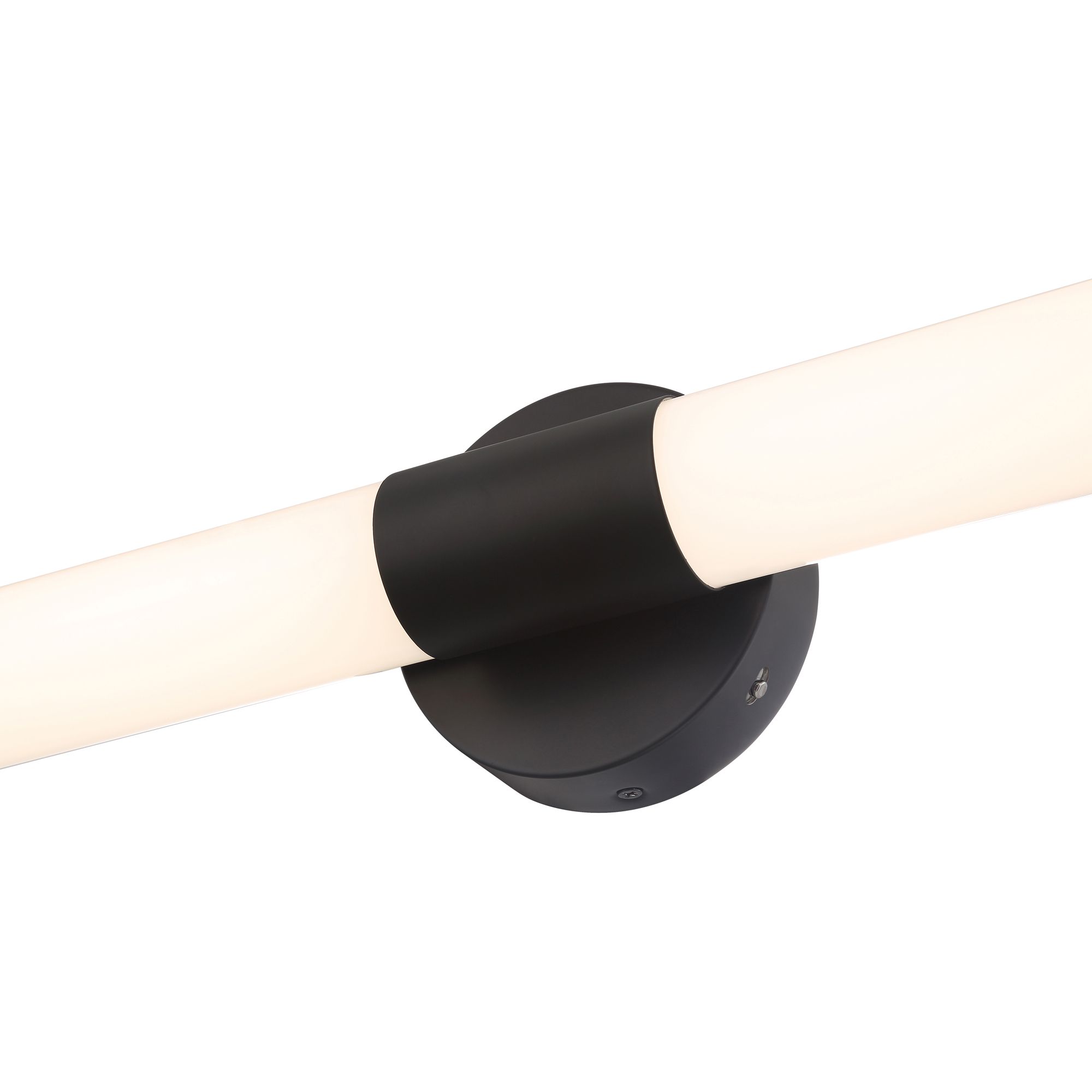 Image 5 Retreat 18" Wide Small Matte Black LED Vanity Light more views