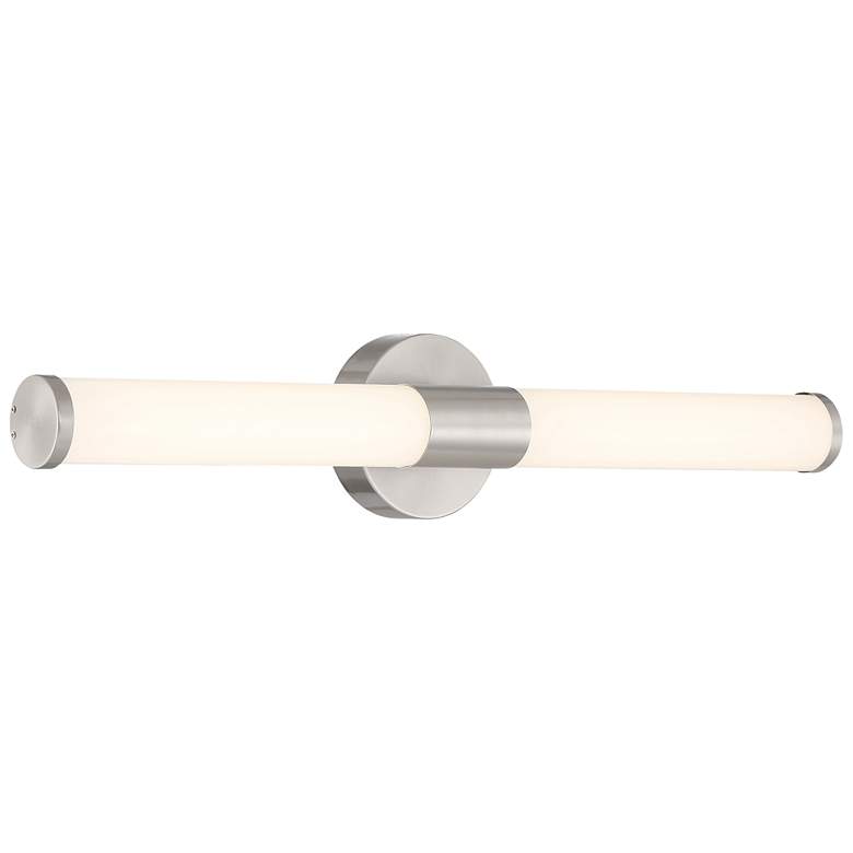 Image 1 Retreat 24" Wide Medium Brushed Steel LED Vanity Light