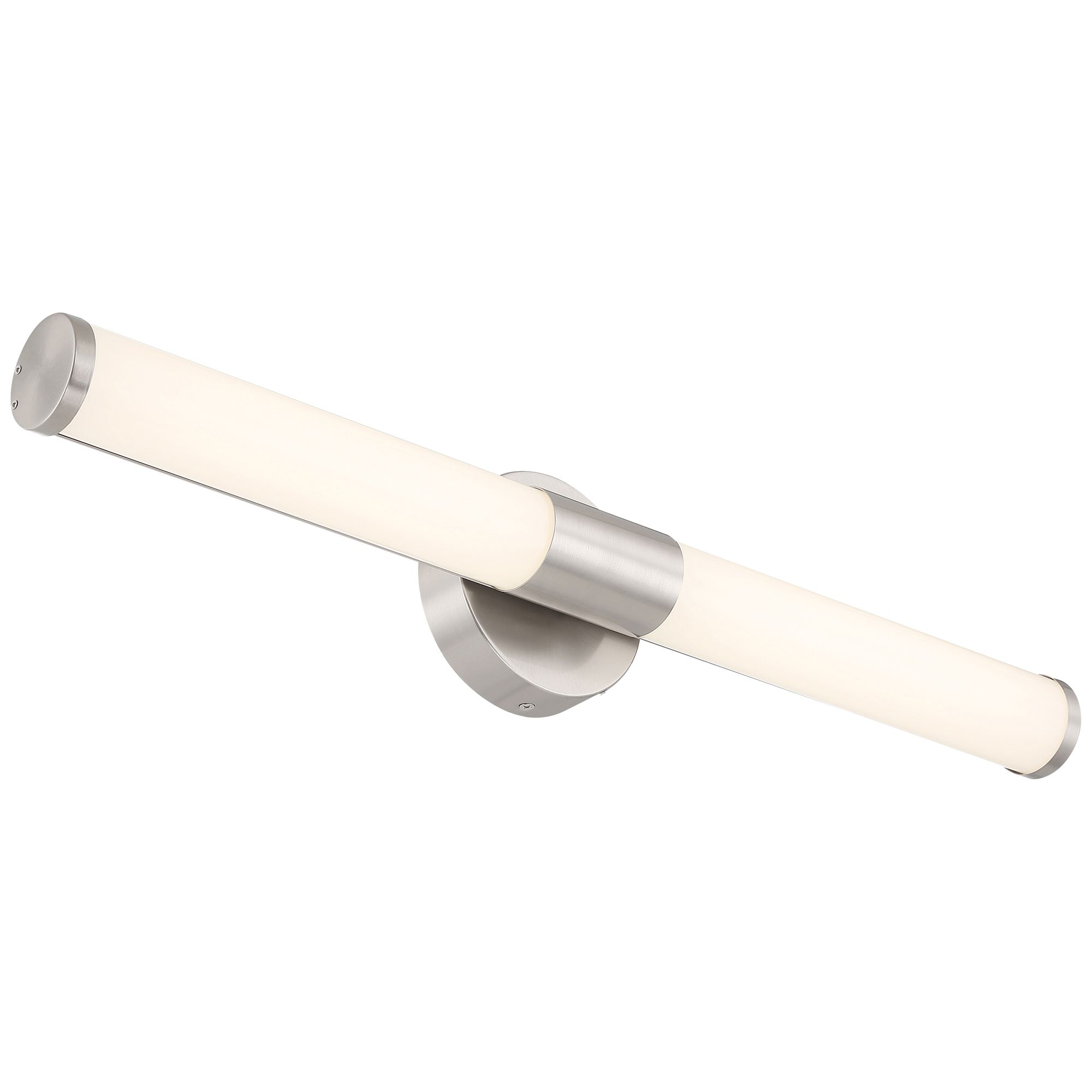 Image 4 Retreat 24" Wide Medium Brushed Steel LED Vanity Light more views