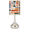 Retro Cobblestones Giclee Droplet Table Lamp