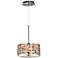 Retro Cobblestones Giclee Glow 10 1/4" Wide Pendant Light