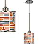 1_Retro Cobblestones Giclee Glow Mini Pendant Light