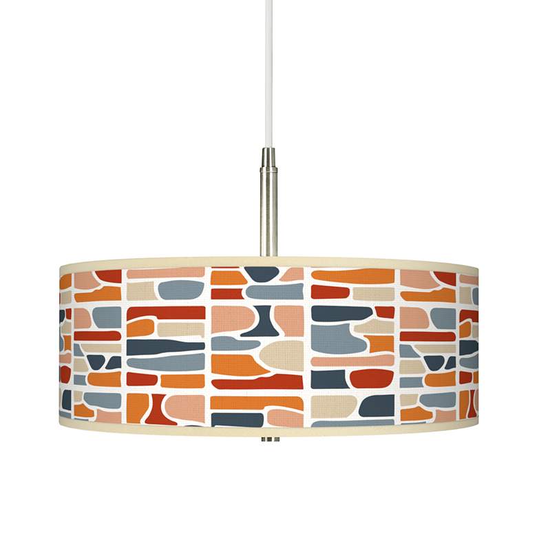 Image 1 Retro Cobblestones Giclee Pendant Chandelier