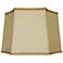 Retro Gold Hexagon Lamp Shade 13x15x10 (Spider)