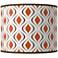 Retro Lattice Giclee Round Drum Lamp Shade 14x14x11 (Spider)