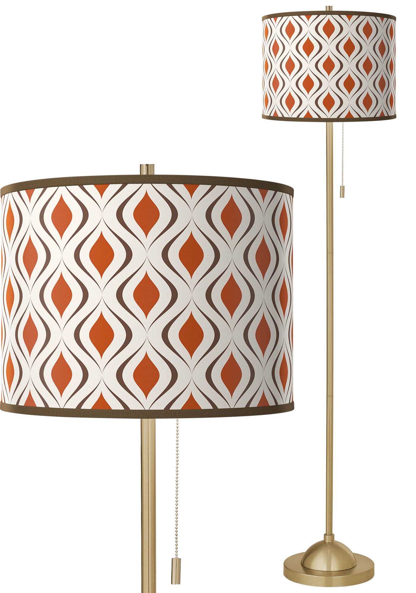 Retro standard deals lamp shades