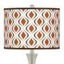 Thumbnail2 of Retro Lattice Trish Brushed Nickel Touch Table Lamps Set of 2 more views