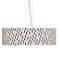 Retro Lines Giclee 24" Wide 4-Light Pendant Chandelier