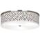 Retro Lines Giclee Nickel 20 1/4" Wide Ceiling Light