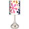 Retro Pink Giclee Droplet Table Lamp