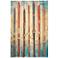 Retro Skis Arte de Legno Digital Print on Solid Wood Wall Art