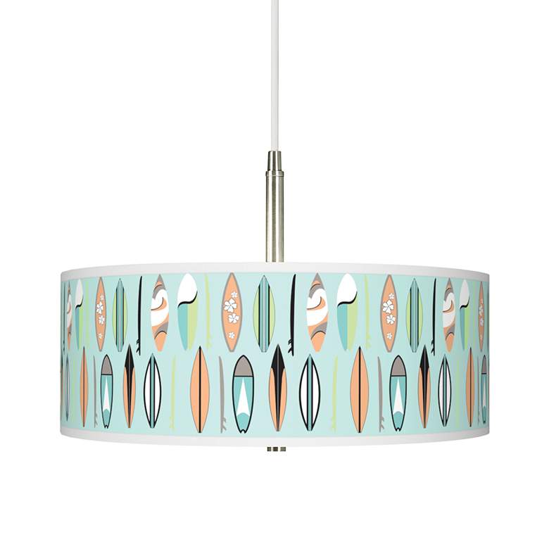 Image 1 Retro Surf Giclee Pendant Chandelier