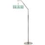 Thumbnail2 of Retro Surf Giclee Shade Arc Floor Lamp