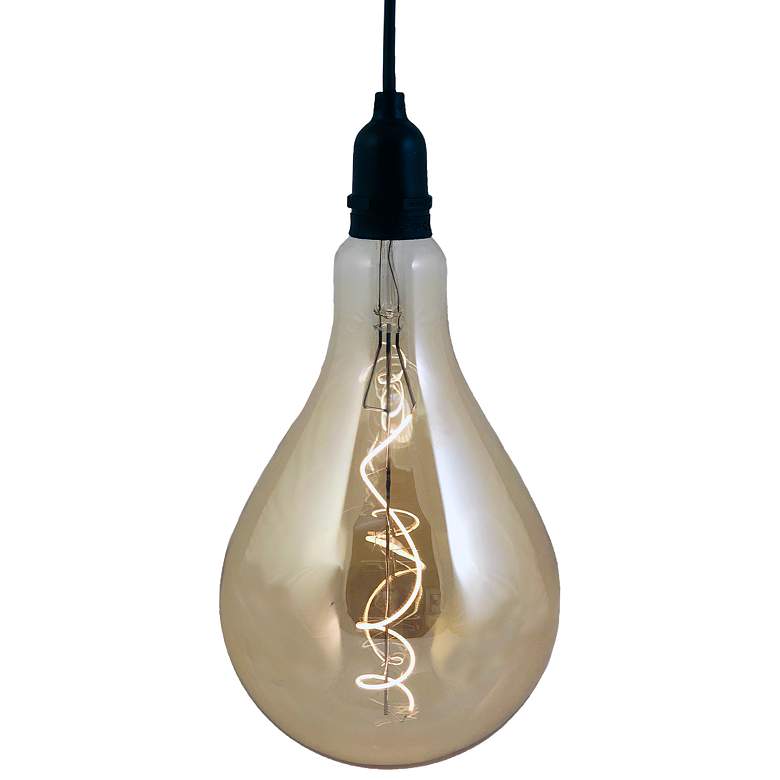 Image 1 RetroEssence Amber Glass Remote Controlled LED Bulb