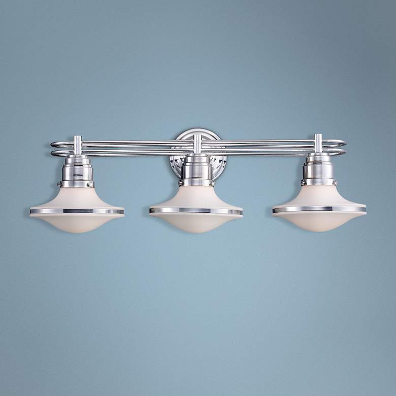 Image 1 Retrospectives Collection 28" Wide Bathroom Wall Light