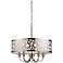 Retrovia 5-Light 24" Wide Polished Nickel Chandelier