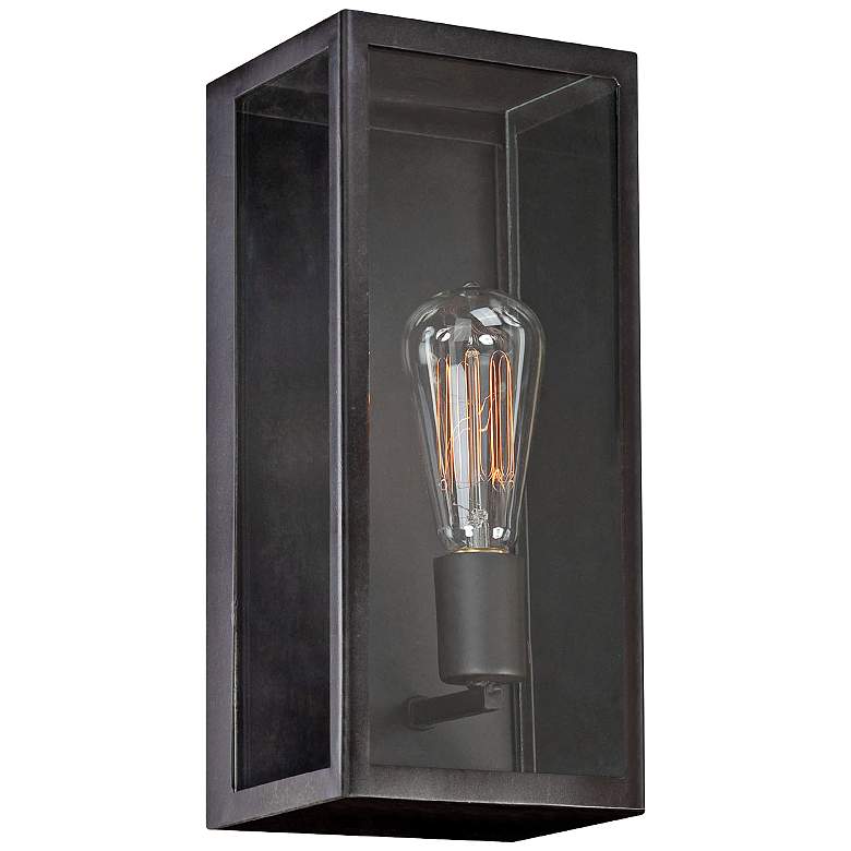 Image 1 Retto Collection 12" High Industrial Bronze Wall Sconce